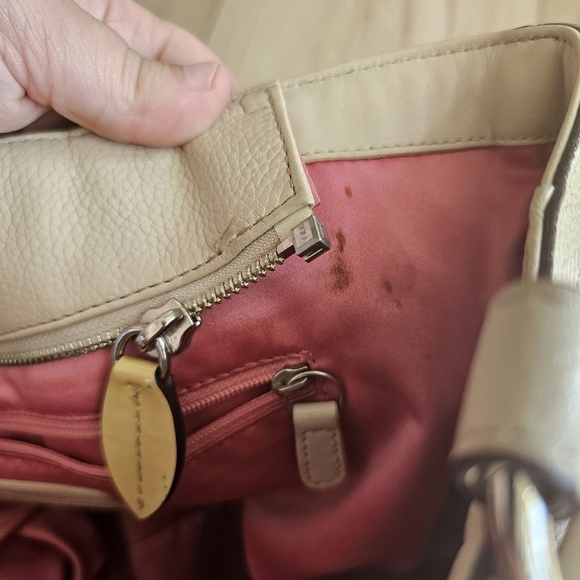 Y2k Vintage Coach White Leather Penelope Shoulder Tote Bag F14683 - Picture 8 of 8